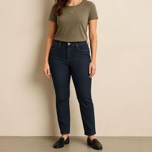 Bootcut Jeans Slim Size10 A New Approach Dark Wash